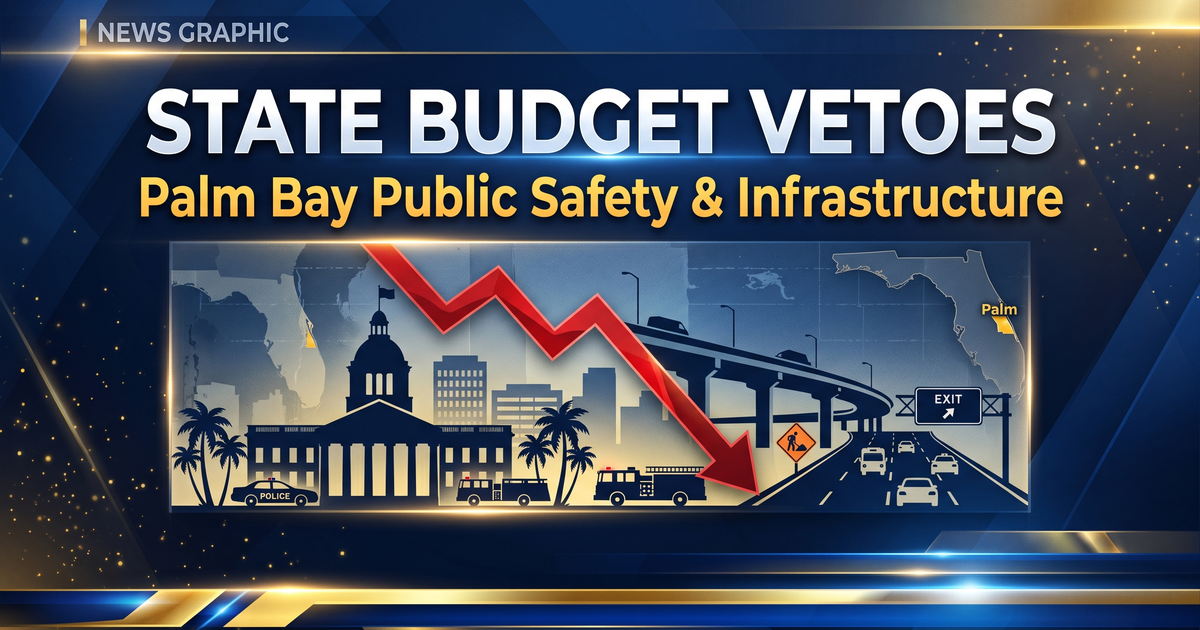 DeSantis's State Budget Vetoes Cut $3.88 Million Across Five Palm Bay Projects