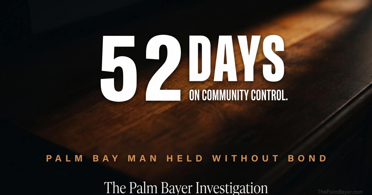 Palm Bay Man Charged With Defrauding a Dead Man While Under House Arrest