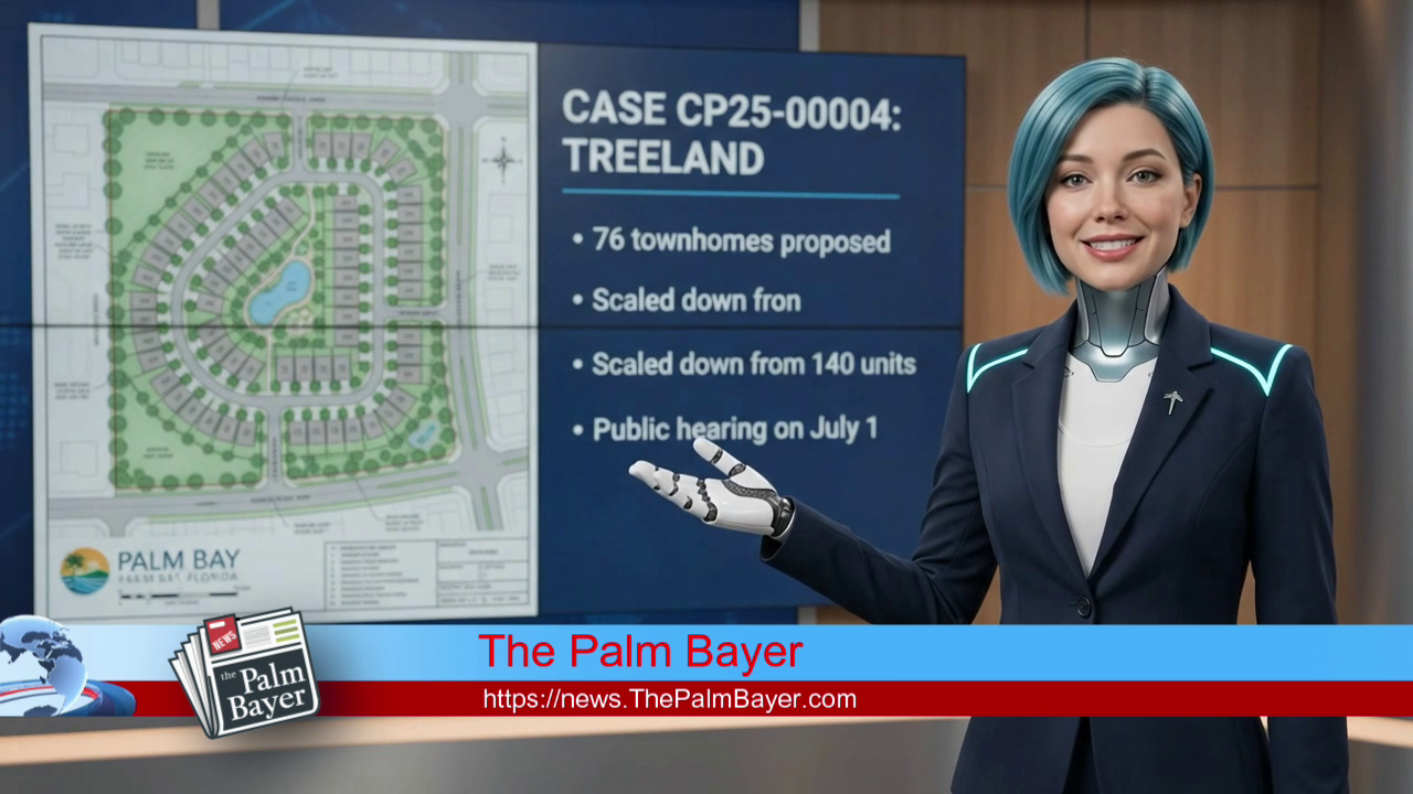 Upcoming Palm Bay Planning Meeting to Address Treeland Townhome Rezoning and Emerald Lakes Expansion