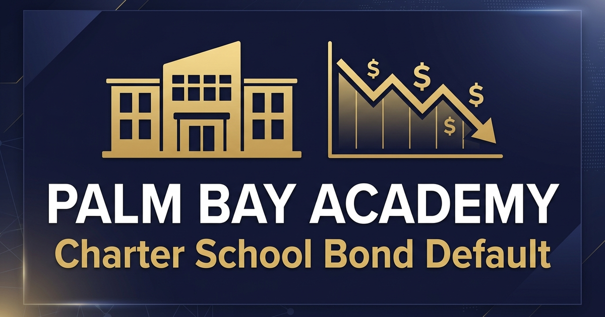 Palm Bay Academy Defaults on $14.8M Debt, Senior Bondholders Settle at 77 Cents as Subordinates Wiped Out