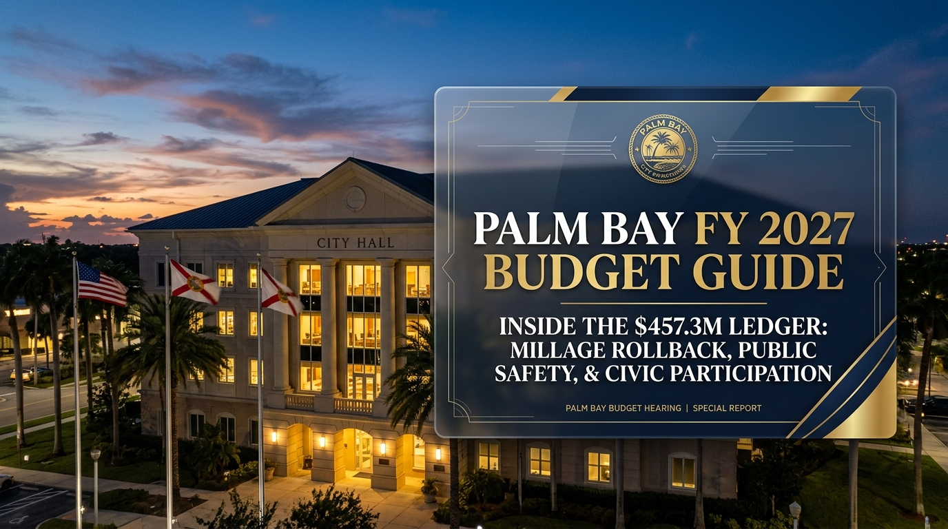 The Sky Isn't Falling: Budget Theater, Pension Debt, and the Truth Behind Palm Bay's FY 2027 Budget
