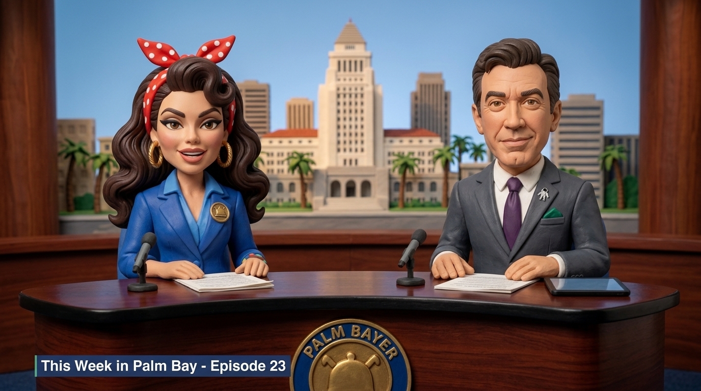 This Week in Palm Bay (Episode 23): Budget Millage Rollback, $15.4M Building Fund Audit, and a 148-Page Federal Surveillance Lawsuit