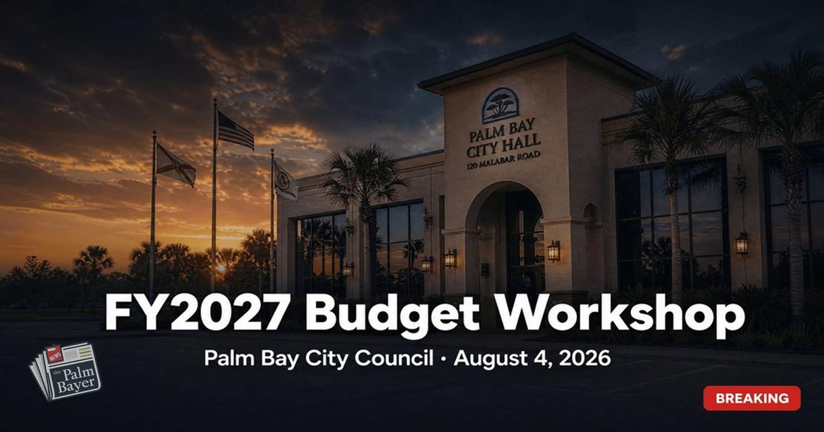 Palm Bay Adopts FY2027 Rollback Rate With 18.3% Spending Cut; Council Directs Pool to Stay Open