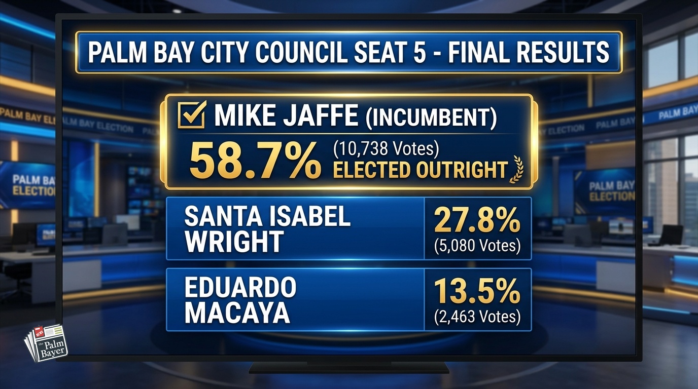 Palm Bay City Council Seat 5 Final Results