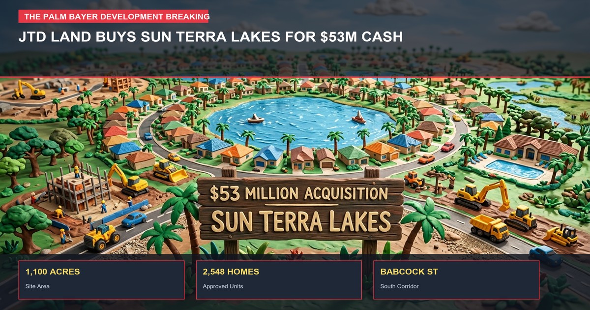 JTD Land Company Acquires Sun Terra Lakes for $53 Million