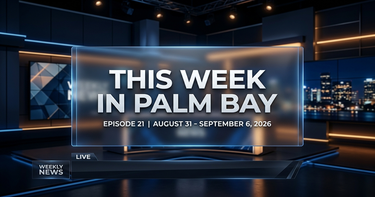 This Week in Palm Bay (Episode 21): Emerald Lakes Logistics Pivot, Crosswalk Hit-and-Run Investigation & 3-Tier Variance Overhaul
